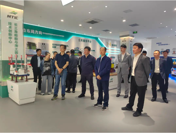 江苏省发展和改革委员会副主任林康一行调研省船舶海工中心